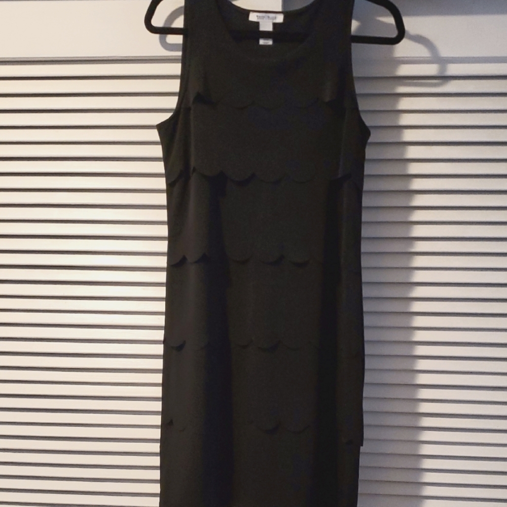White House/ Black Market Black Sheath Dress Size M